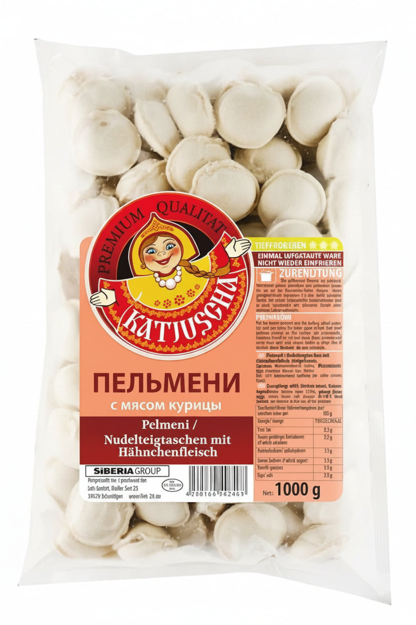 Pelmeni "Katjusha" mit Hähnchenfleisch, 1 kg