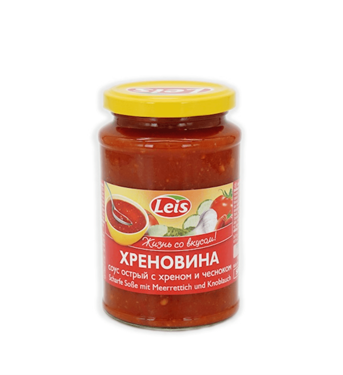 Scharfe Soße mit Meerrettich und Knoblauch "Leis"