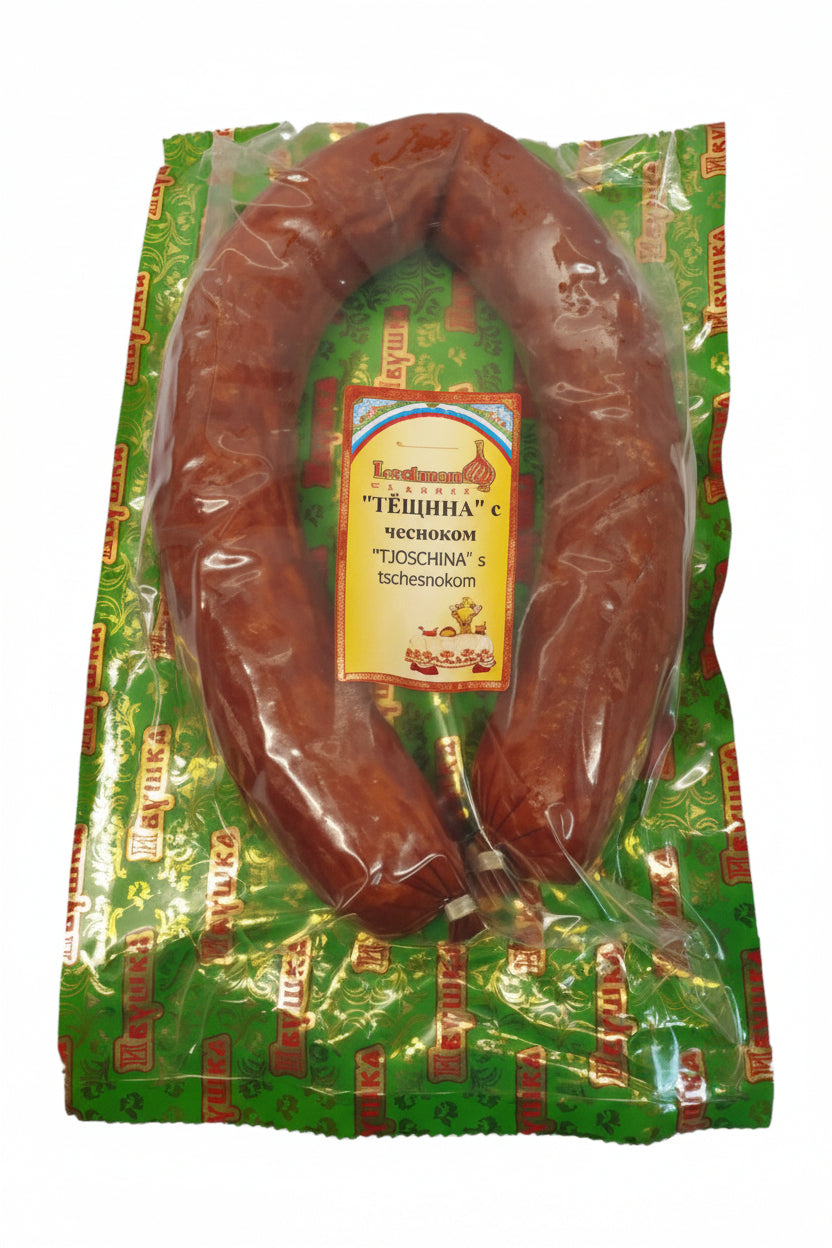 Wurst "Tioshina" mit Knoblauch (Lakmanskaya), 650 g