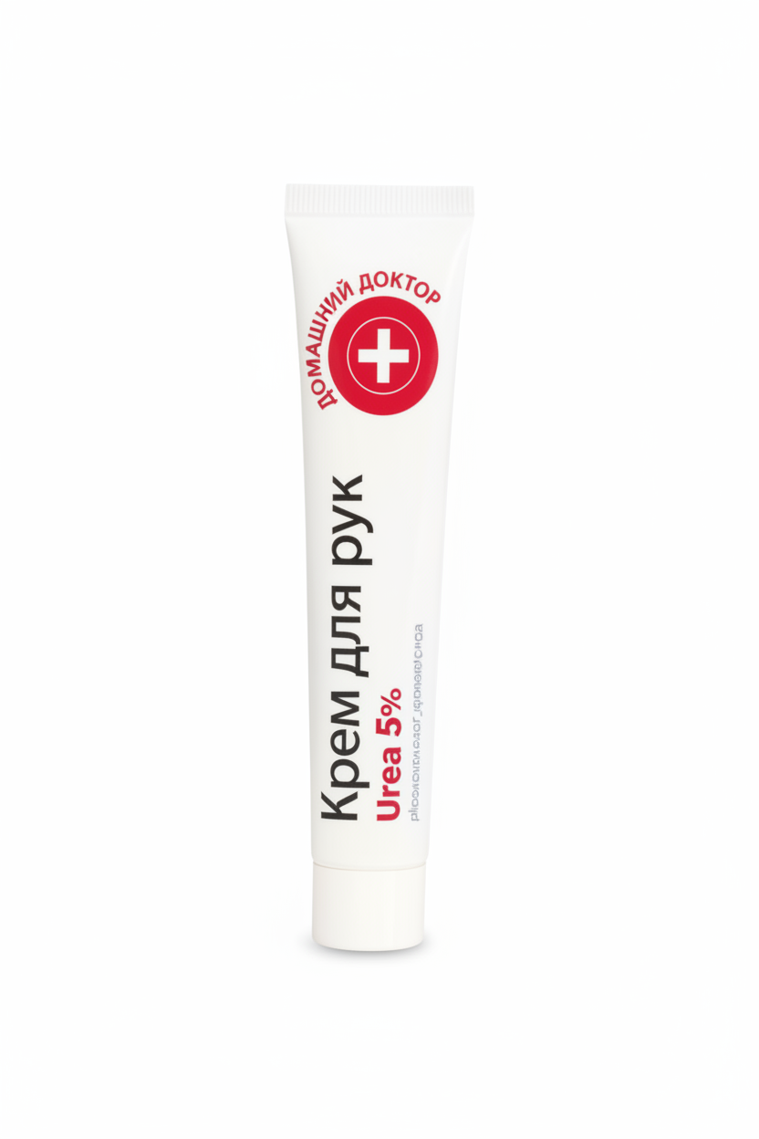 Handcreme „Intensive Feuchtigkeit“ mit 5 % Harnstoff, „Domashniy Doktor“, 42 ml