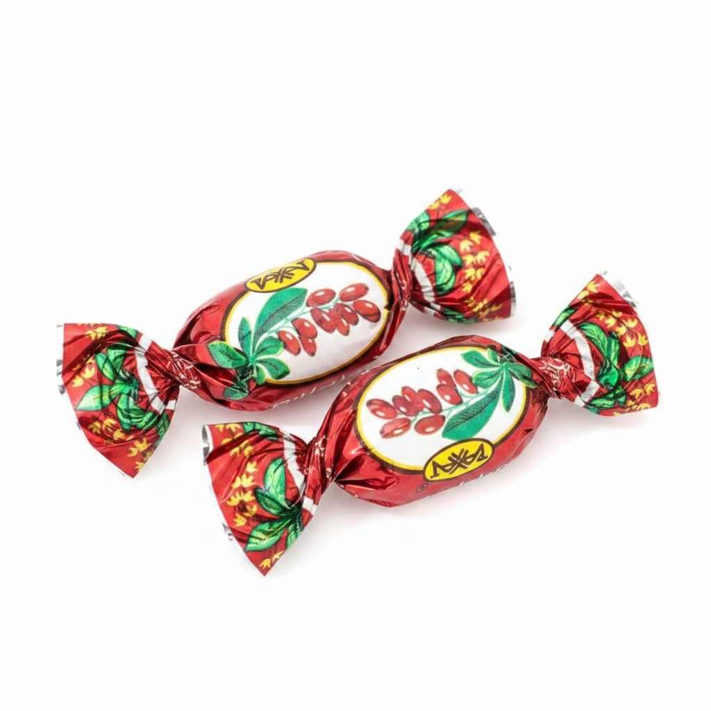 Karamellbonbons „Berberitze“, 100 g