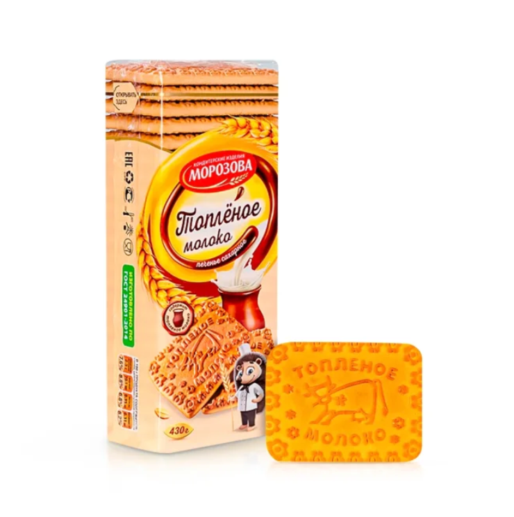 Kekse „Karamellisierte Milch“, Zucker, 430 g