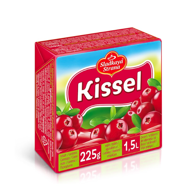 Kissel – Cranberry, „Sladkaja Strana“, 225 g