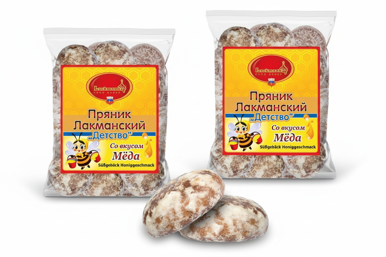 Lebkuchen mit Honig „Lakmann“, 400 g