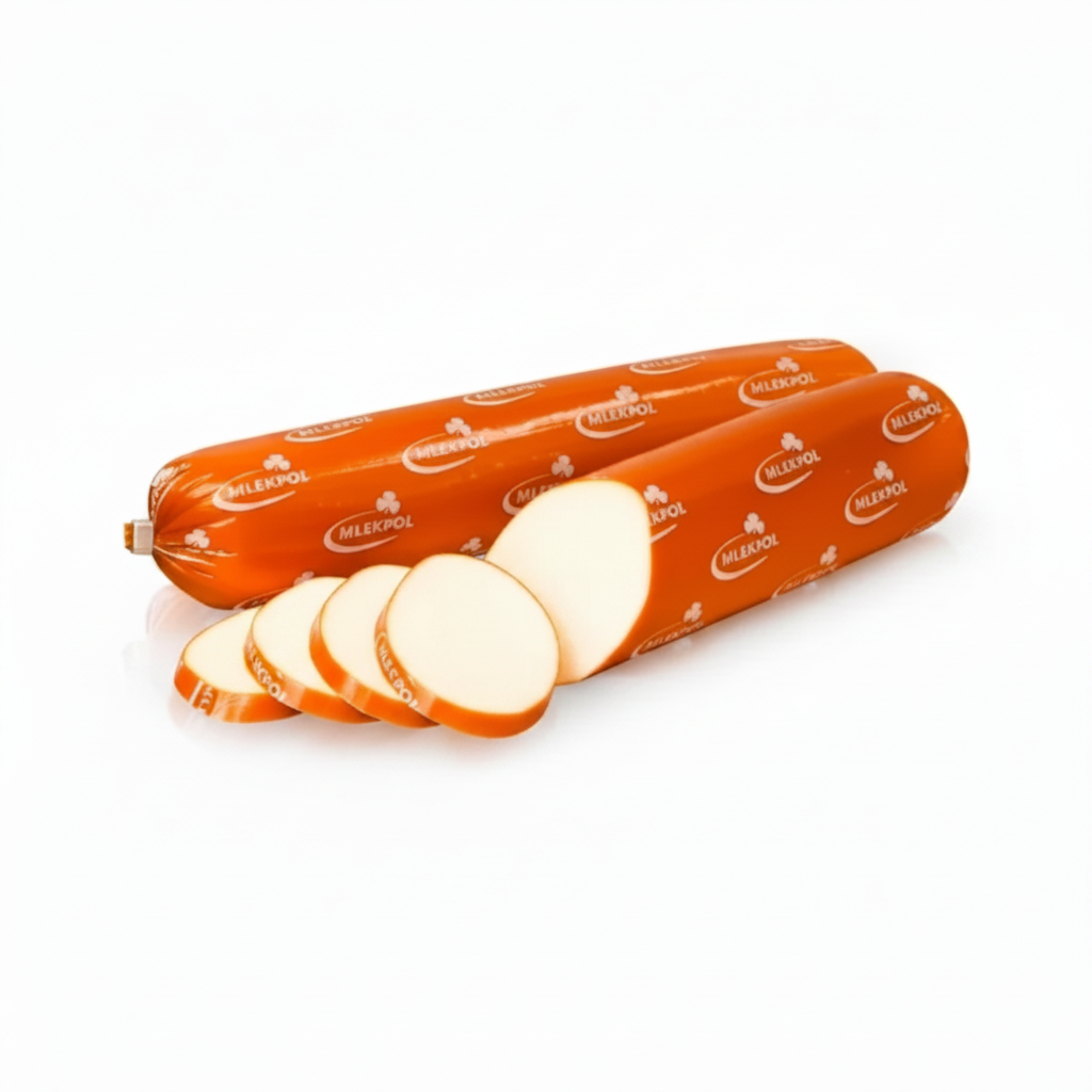 Schmelzkäse – Wurstkäse, geräuchert, Mlekpol, 300 g