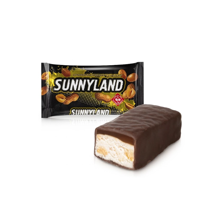 Schokoladenbonbons mit gerösteten Erdnüssen "Sunnyland", 100g