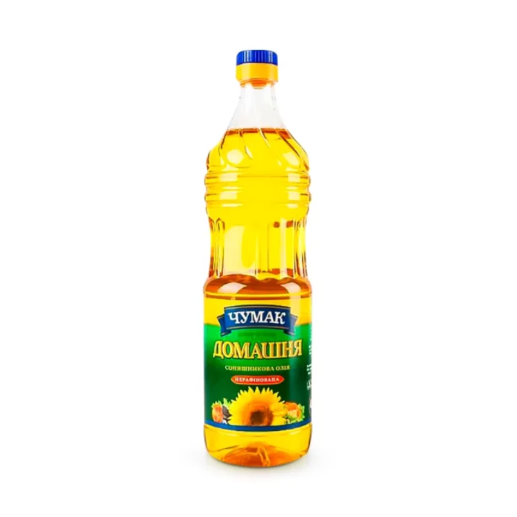 Sonnenblumenöl „Hausgemacht“, unraffiniert, kaltgepresst, Chumak, 900 ml