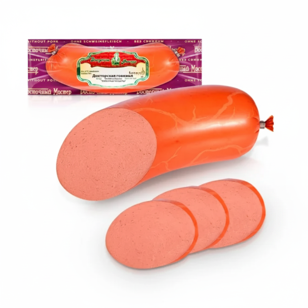 Wurst „Doktorskaja“ mit Rind- und Hühnerfleisch, „Lackmann“, 450 g