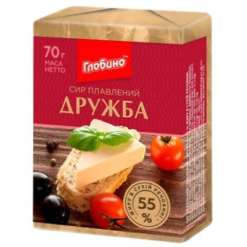 Globino Druzhba 55 % Schmelzkäse, 70 g
