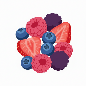 Tiefgekühlte Beeren