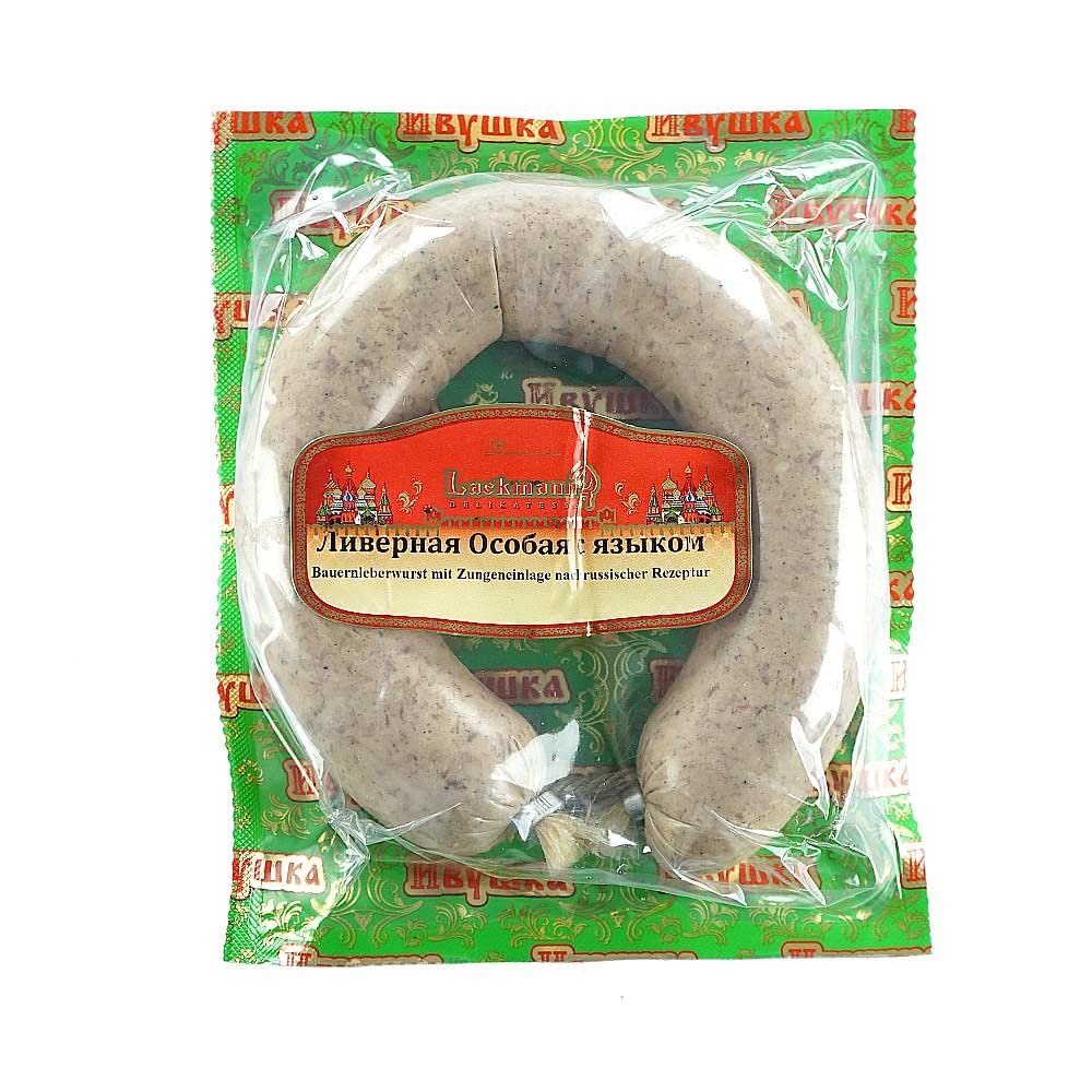 Leberwurst mit Zunge, 350 g