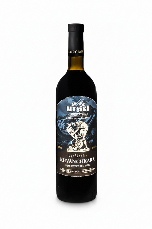 Georgischer halbsüßer Rotwein - Khvanchkara, 0,75 l