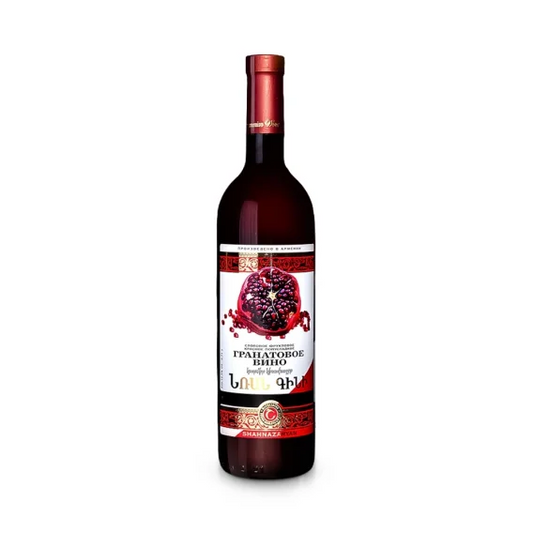 Armenischer halbsüßer Rotwein – Granatapfel, Shahnazaryan, 0,75 l