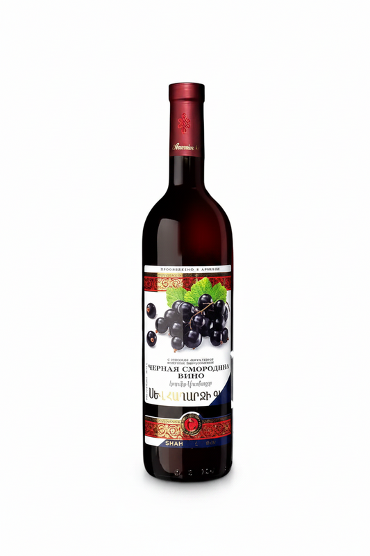 Armenischer halbsüßer Rotwein – Schwarze Johannisbeere, Shahnazaryan, 0,75 l