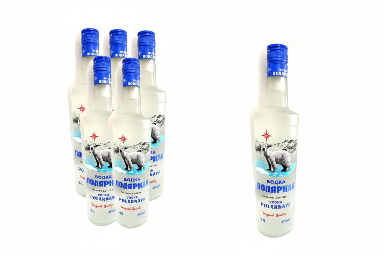 Wodka "Poljarnaja", 0,7 l (Kiste mit 6 Flaschen, auf Vorbestellung)