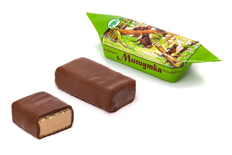 Waffelbonbons "Mishutka", 100g