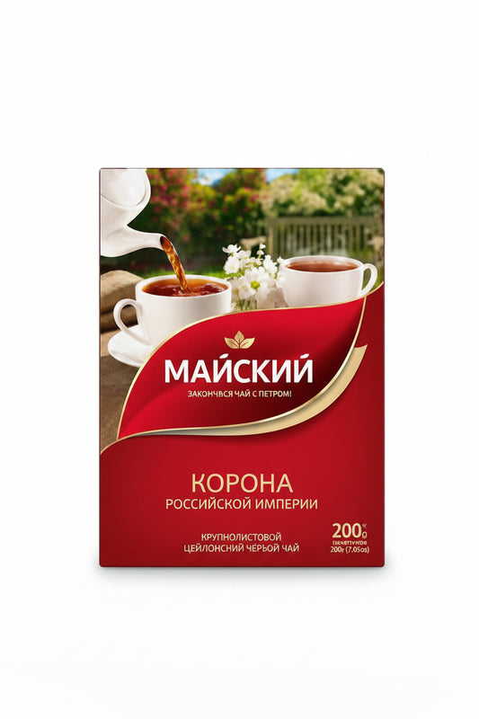 Schwarztee "Maisky Korona", 100 Beutel