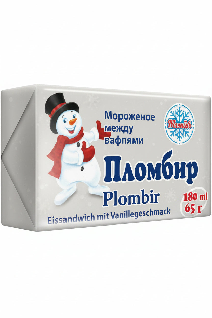 Eiswaffel "Plombir", 180 g