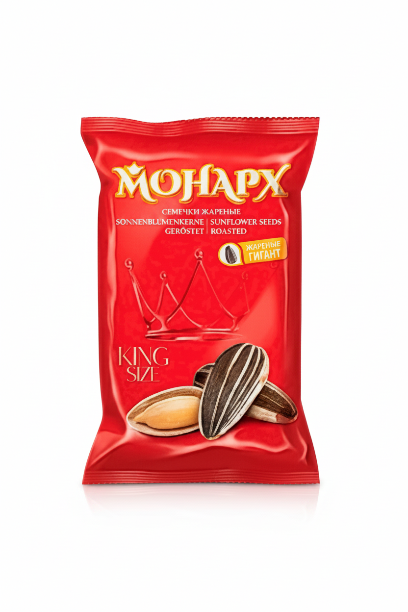 Geröstete gestreifte Sonnenblumenkerne "Monarch", 200g