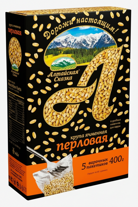 Altaiskaja Skaska Gerstengraupen Nr. 1, 5 x 400 g