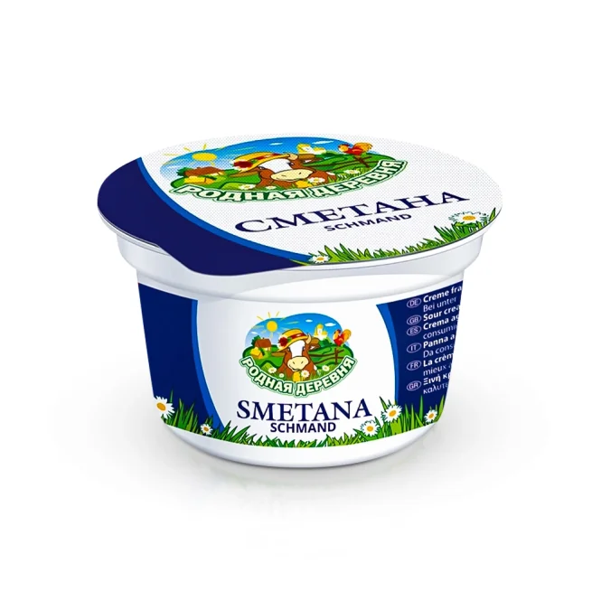 Schmand "Rodnaja Derewnja", 20 % Fett, 250 g