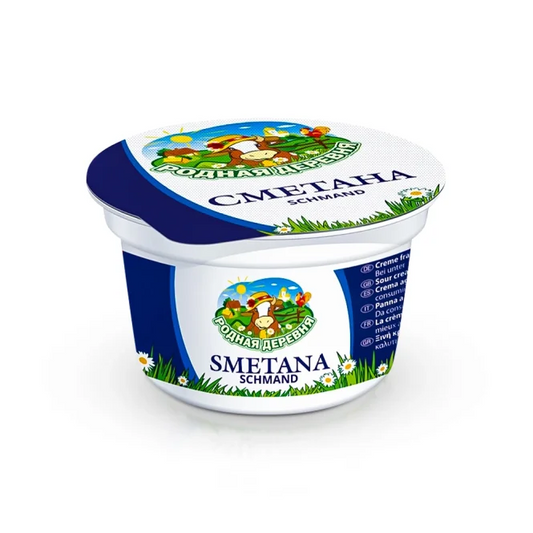 Schmand "Rodnaja Derewnja", 20 % Fett, 250 g