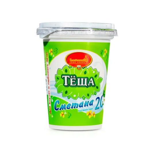 Schmand "Tjoscha" (Lackmann), 20 % Fett, 360 g