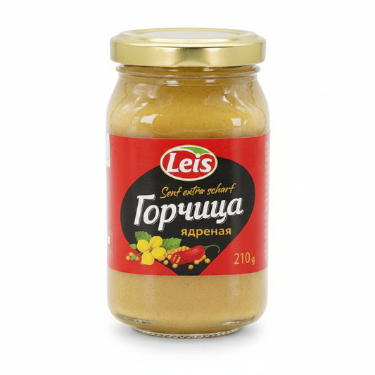 Senf extra scharf "Leis", 210g