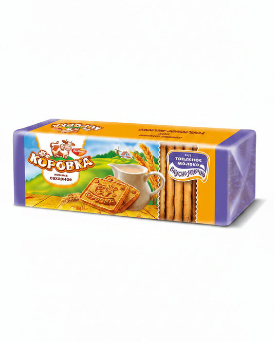 Kekse mit Backobstmilch-Geschmack "Korovka", 280g