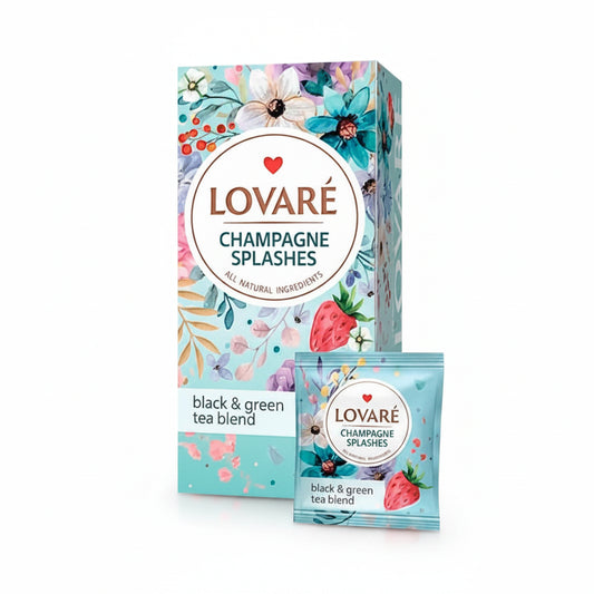 Schwarz- und Grüntee-Mischung, Lovare