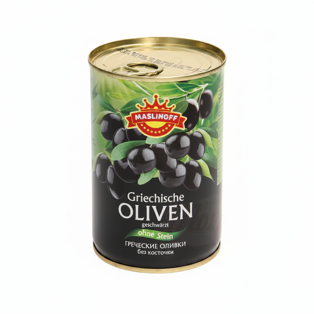 Griechische Oliven entsteint