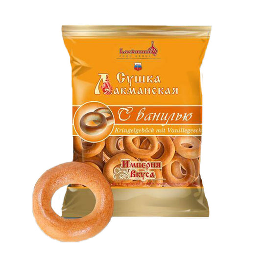 Kringelgebäck mit Vanillegeschmack "Lakmanskaja" (Imperija Vkusa), 300g