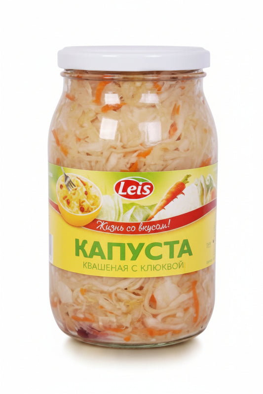 Sauerkraut mit Preiselbeeren