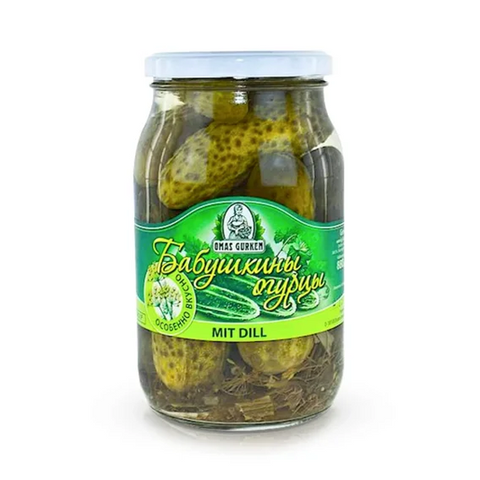 Babuschkiny Ogurzy mit Dill