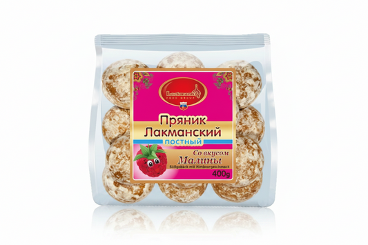 Fasten-Lebkuchen mit Himbeergeschmack "Lakmanskij", 400g