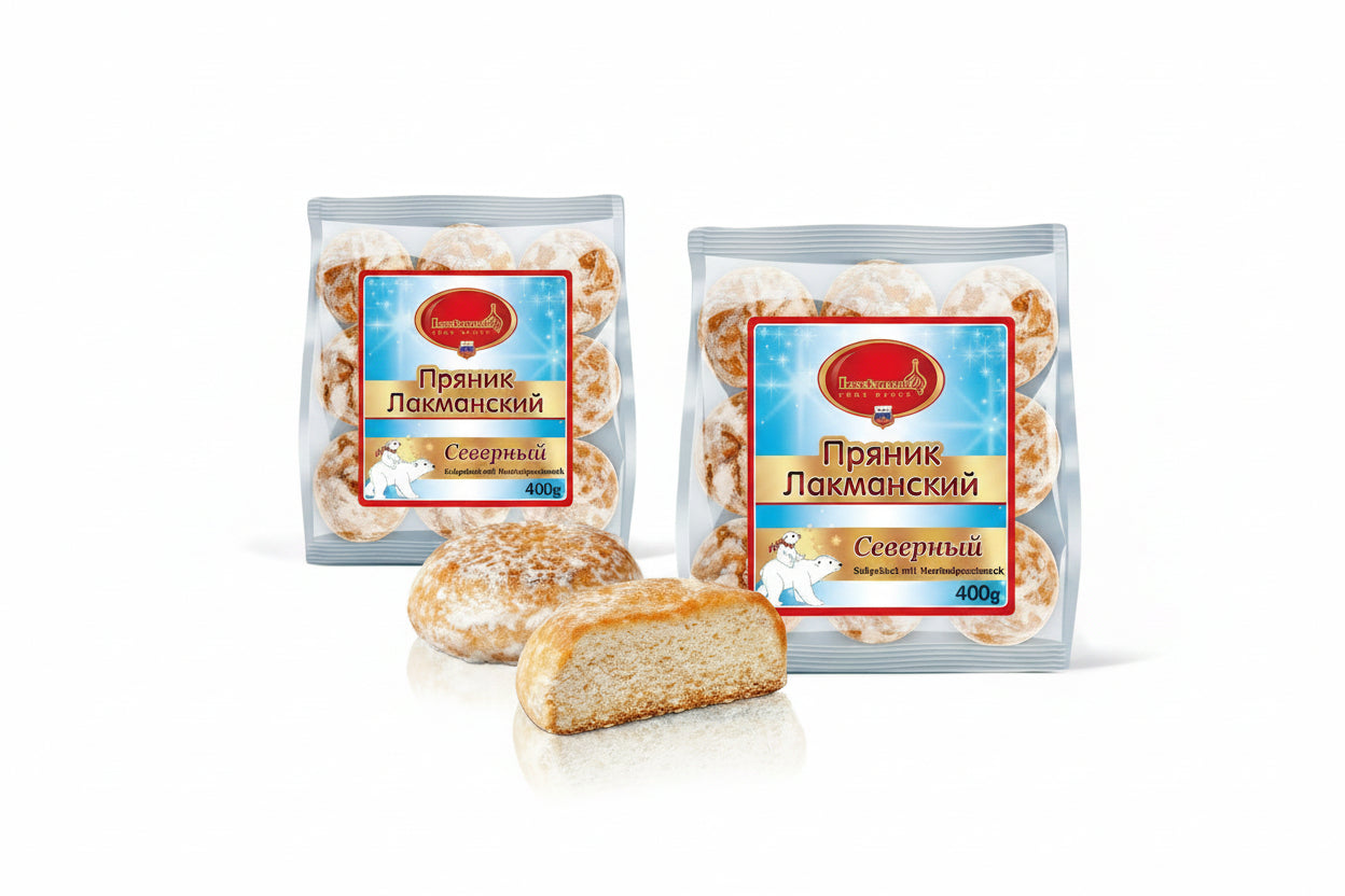 Menthol-Lebkuchen "Lakmanskij Severnij", 400g