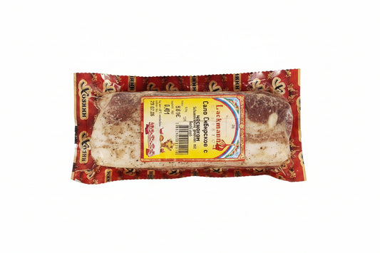 Sibirischer Speck mit Knoblauch, ca. 100g