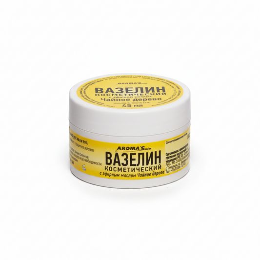 Kosmetische Vaseline mit Teebaumöl, 45 ml