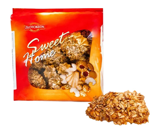 Kekse mit Sonnenblumen- und Kürbiskernen "Sweet Home"