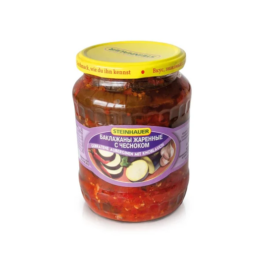 Gebratene Auberginen mit Knoblauch "Steinhauer"