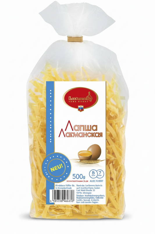 Lagman-Nudeln (Bandform), 500 g