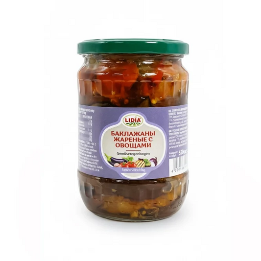 Gebratene Auberginen mit Gemüse "Lidia", 520g