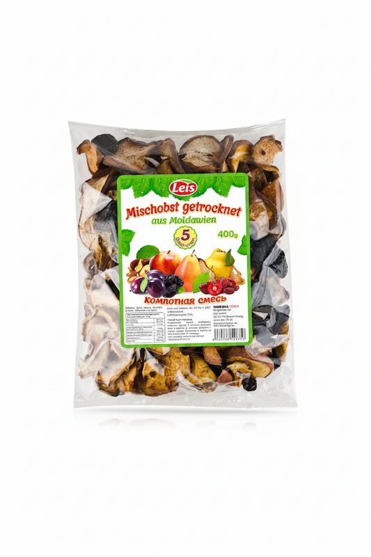 Trockenfruchtmischung für Kompott (5 Sorten), 400 g
