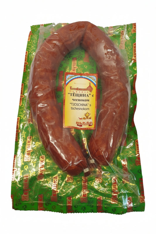 Wurst "Tioshina" mit Knoblauch (Lakmanskaya), 650 g