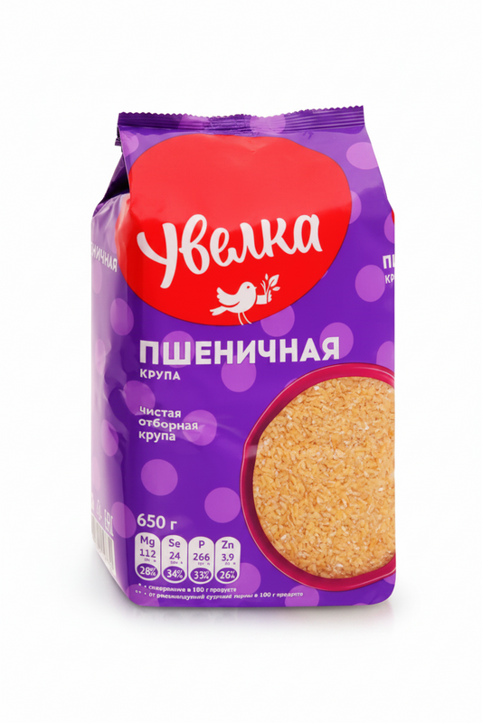Weizengrütze "Uvelka", 650 g