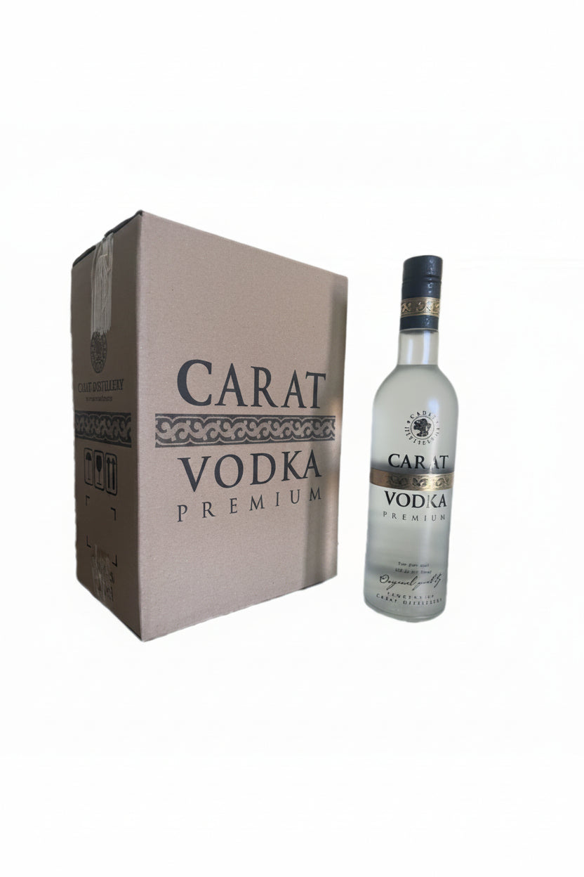 Wodka "Karat", Kiste (6 Flaschen, auf Vorbestellung)