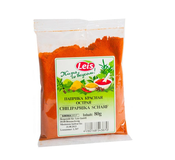 Chilipaprika scharf "Leis", 80g