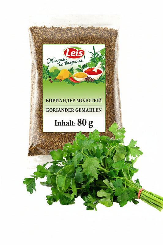 Gemahlener Koriander, 80 g