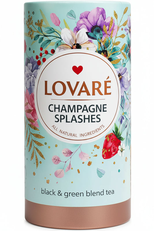 Schwarztee "Champagner-Spritzer" (Брызги шампанского), 80 g