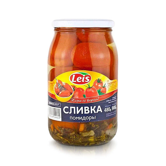 Eingelegte Tomaten "Slivka" "Leis",